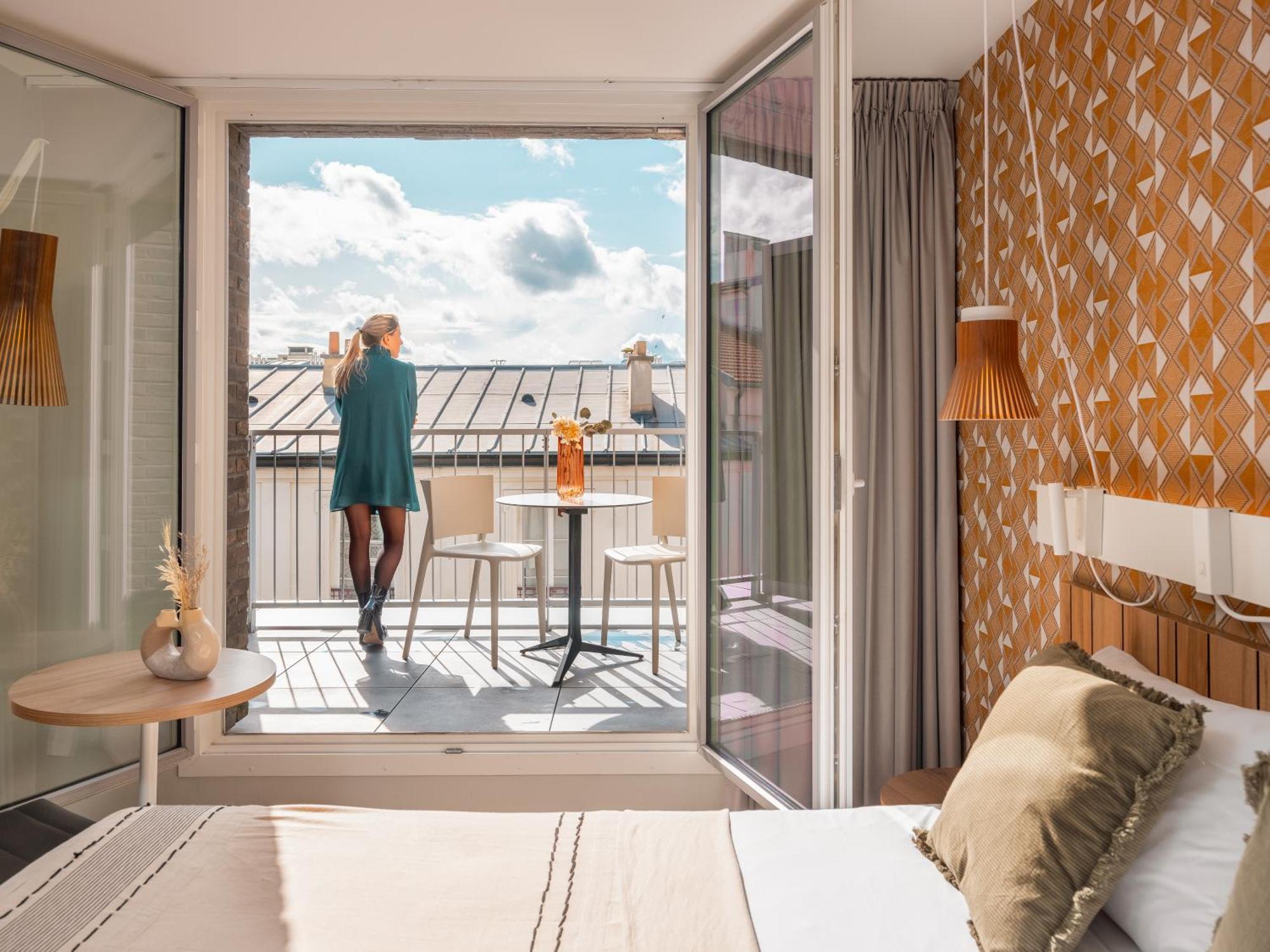 Chambre Lit Queen-Size Supérieure avec Balcon